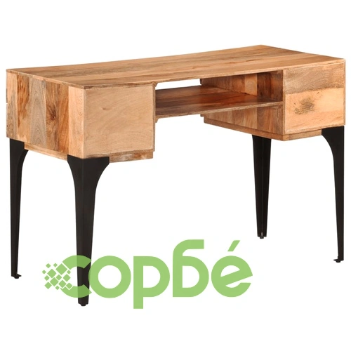 Бюро, 110x50x76 см, мангово дърво масив ➤ топ цена ➤ sorbe.bg