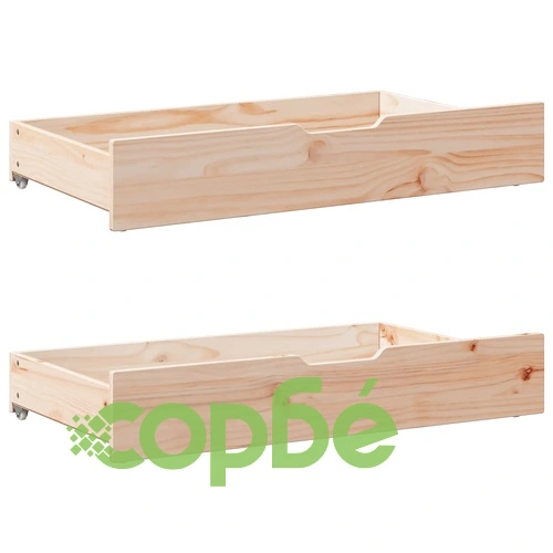 Рамка за легло без матрак, 140x190 см, масивна чамова дървесина ➤ топ цена ➤ sorbe.bg