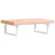 Стенен рафт за мивка, стомана и масивно дърво бук