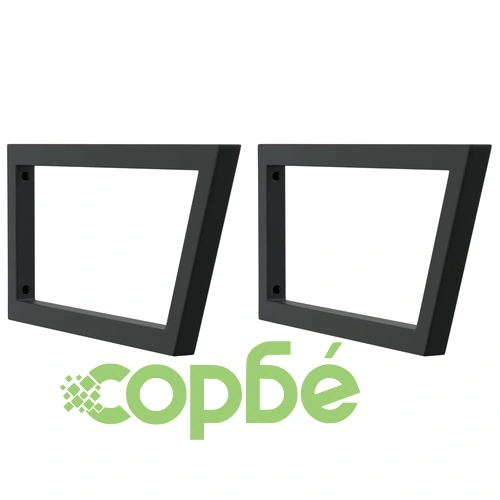 Стенен рафт за мивка, стомана и масивно дърво дъб ➤ топ цена ➤ sorbe.bg