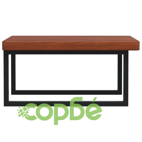 Стенен рафт за мивка, стомана и масивно дърво дъб ➤ топ цена ➤ sorbe.bg