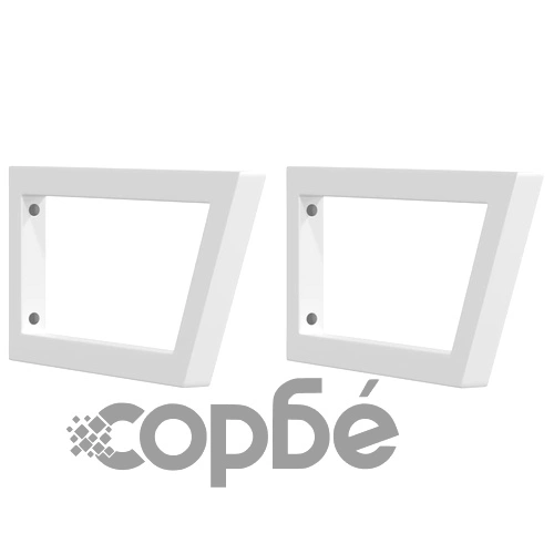 Стенен рафт за мивка, стомана и масивно дърво дъб ➤ топ цена ➤ sorbe.bg