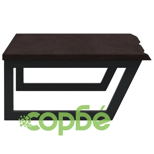 Стенен рафт за мивка, стомана и масивно дърво дъб ➤ топ цена ➤ sorbe.bg