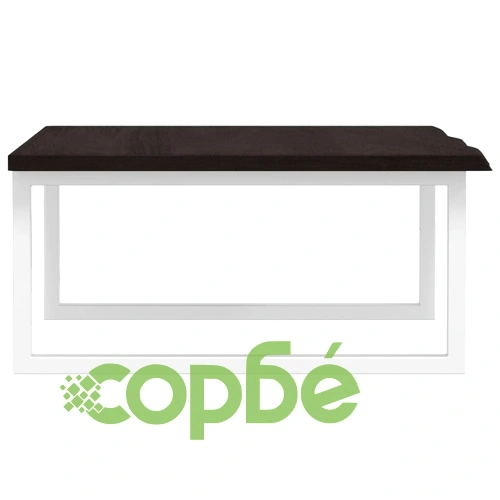 Стенен рафт за мивка, стомана и масивно дърво дъб ➤ топ цена ➤ sorbe.bg