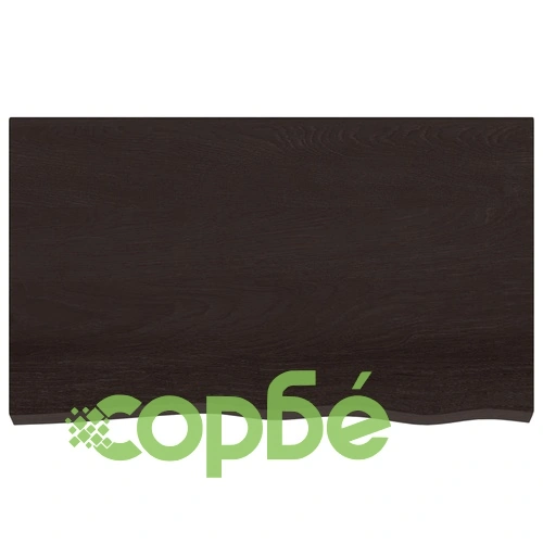 Стенен рафт за мивка, стомана и масивно дърво дъб ➤ топ цена ➤ sorbe.bg