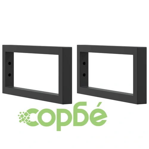 Стенен рафт за мивка, стомана и масивно дърво акация ➤ топ цена ➤ sorbe.bg