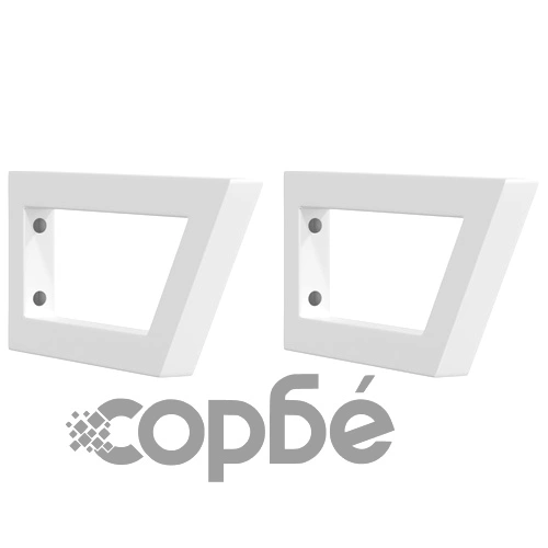 Стенен рафт за мивка, стомана и масивно дърво акация ➤ топ цена ➤ sorbe.bg