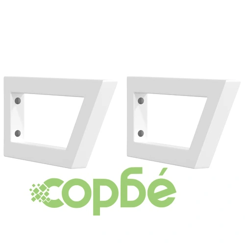 Стенен рафт за мивка, стомана и масивно дърво акация ➤ топ цена ➤ sorbe.bg