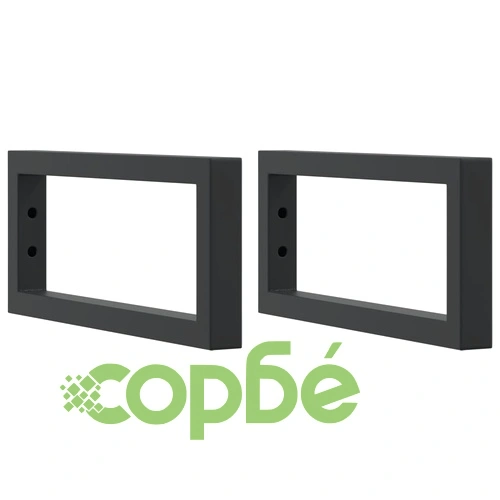 Стенен рафт за мивка, стомана и масивно дърво акация ➤ топ цена ➤ sorbe.bg