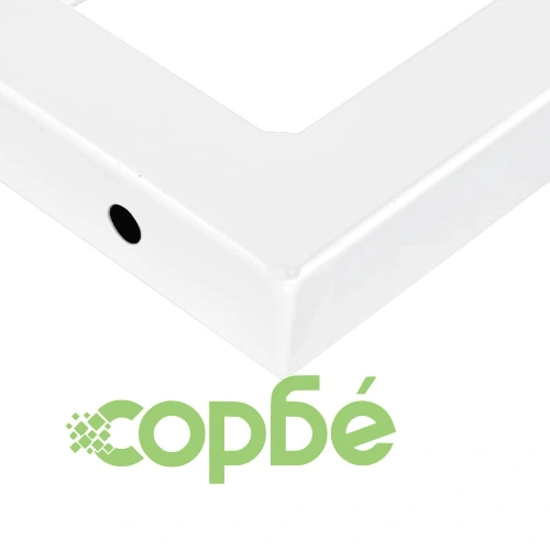 Стенен рафт за мивка, стомана и масивно дърво акация ➤ топ цена ➤ sorbe.bg