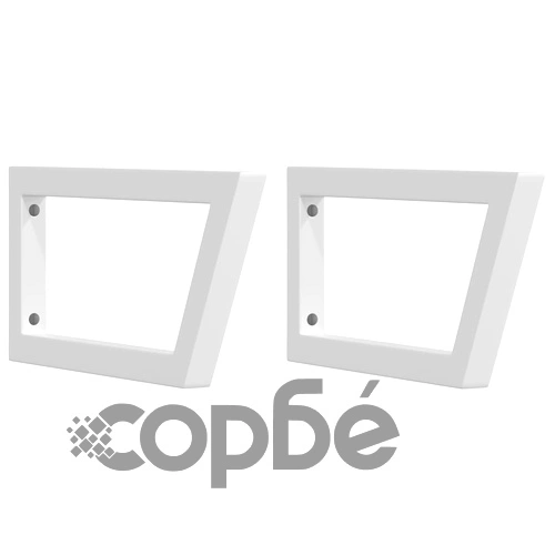 Стенен рафт за мивка, стомана и масивно дърво акация ➤ топ цена ➤ sorbe.bg