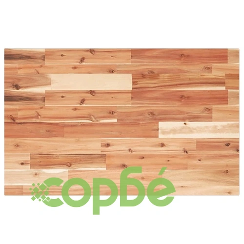 Стенен рафт за мивка, стомана и масивно дърво акация ➤ топ цена ➤ sorbe.bg