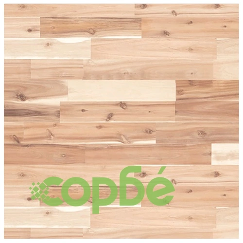 Стенен рафт за мивка, стомана и масивно дърво акация ➤ топ цена ➤ sorbe.bg