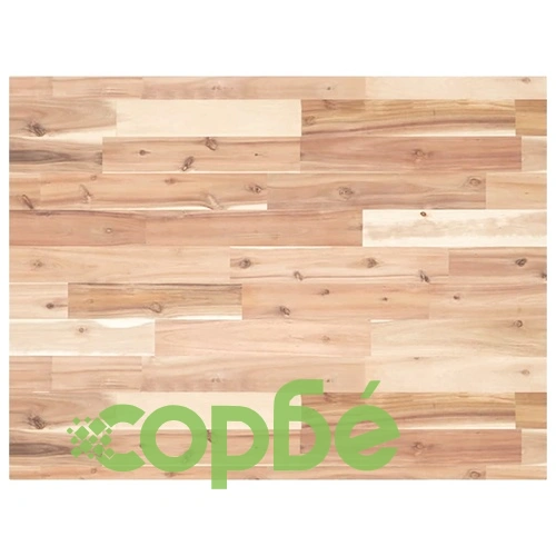 Стенен рафт за мивка, стомана и масивно дърво акация ➤ топ цена ➤ sorbe.bg