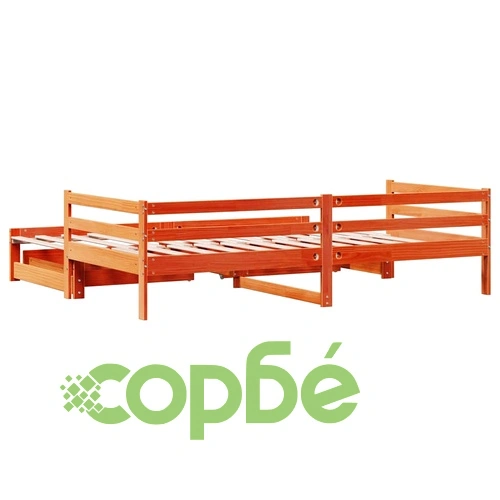 Дневно легло с уширение и чекмеджета, без матрак, 90x200 см ➤ топ цена ➤ sorbe.bg
