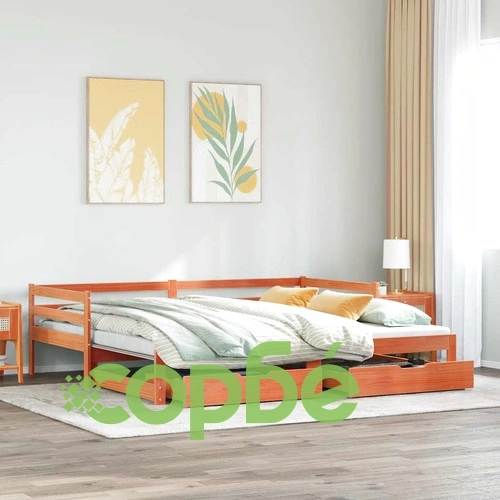 Дневно легло с уширение и чекмеджета, без матрак, 80x200 см ➤ топ цена ➤ sorbe.bg