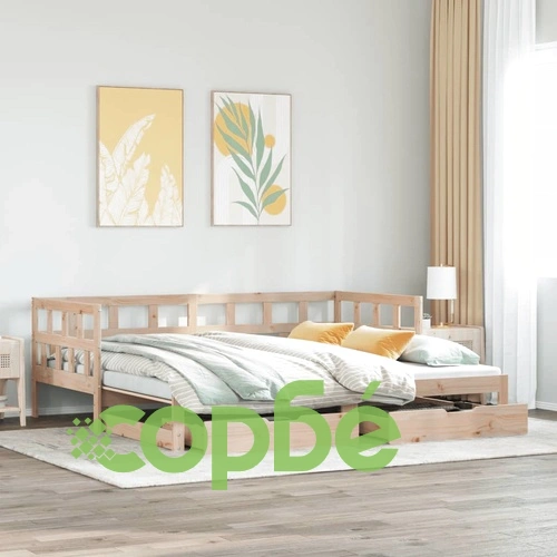 Дневно легло с уширение и чекмеджета без матрак 90x200 см ➤ топ цена ➤ sorbe.bg