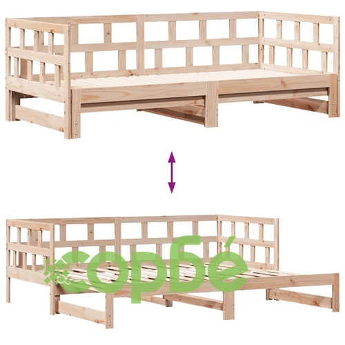 Дневно легло с уширение и чекмеджета, без матрак, 80x200 см ➤ топ цена ➤ sorbe.bg