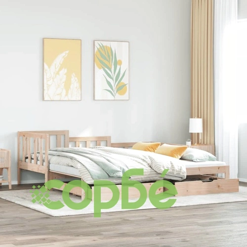 Дневно легло с уширение и чекмеджета без матрак 90x200 см ➤ топ цена ➤ sorbe.bg
