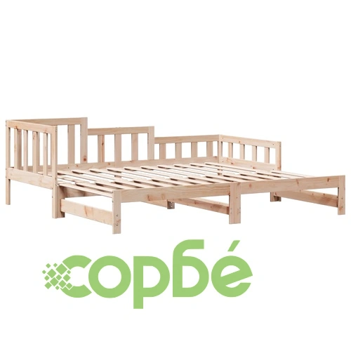 Дневно легло с уширение и чекмеджета без матрак 90x200 см ➤ топ цена ➤ sorbe.bg