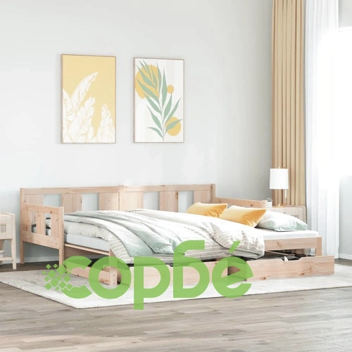 Дневно легло с уширение и чекмеджета без матрак 90x200 см ➤ топ цена ➤ sorbe.bg