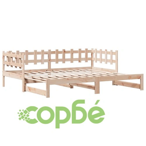 Дневно легло с уширение и чекмеджета без матрак 90x200 см ➤ топ цена ➤ sorbe.bg