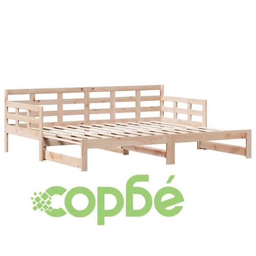 Дневно легло с уширение и чекмеджета без матрак 90x200 см ➤ топ цена ➤ sorbe.bg