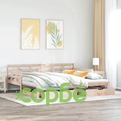 Дневно легло с уширение и чекмеджета без матрак 90x200 см ➤ топ цена ➤ sorbe.bg