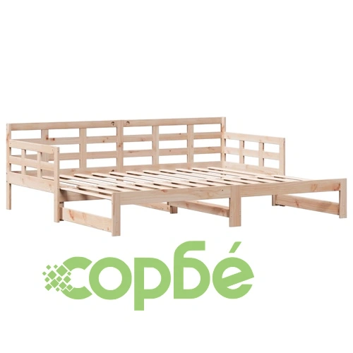 Дневно легло с уширение и чекмеджета, без матрак, 80x200 см ➤ топ цена ➤ sorbe.bg