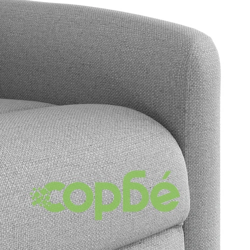 Електрически масажен реклайнер стол, облачно сив, текстил ➤ топ цена ➤ sorbe.bg
