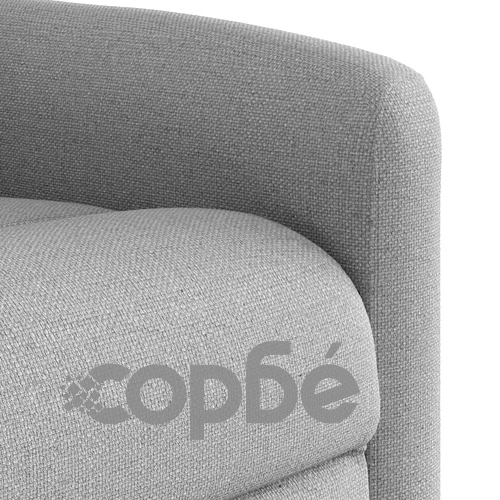 Изправящ масажен реклайнер стол, облачно сив, текстил ➤ топ цена ➤ sorbe.bg