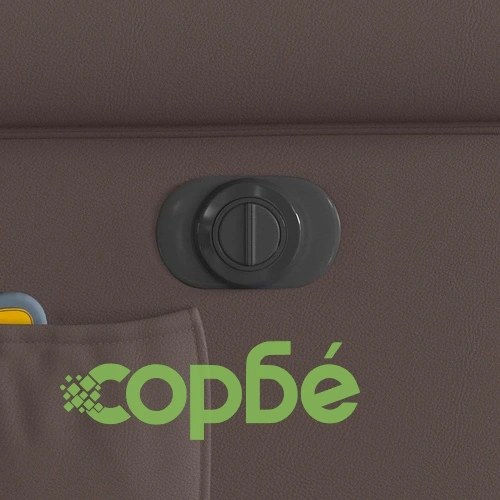 Електрически изправящ масажен реклайнер стол, кафяв, еко кожа ➤ топ цена ➤ sorbe.bg