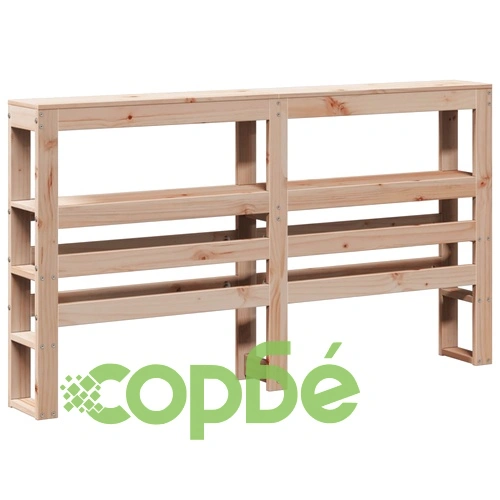 Рамка за легло без матрак, 160x200 см, масивна чамова дървесина ➤ топ цена ➤ sorbe.bg