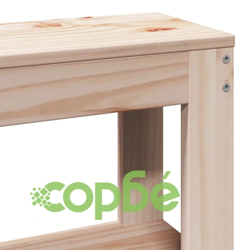 Рамка за легло без матрак, 160x200 см, масивна чамова дървесина ➤ топ цена ➤ sorbe.bg