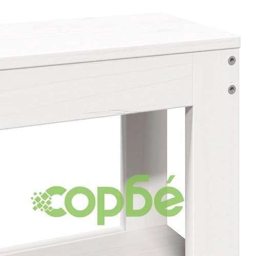 Рамка за легло с табла без матрак, бяла, 140x190 см ➤ топ цена ➤ sorbe.bg