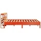 Рамка за легло без матрак, восъчнокафяв, 140x190 см, бор масив