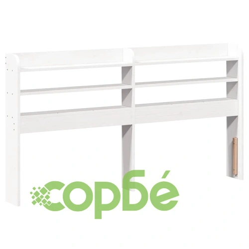 Рамка за легло с табла без матрак, бяла, 140x190 см ➤ топ цена ➤ sorbe.bg