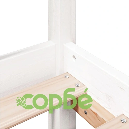 Рамка за легло с табла без матрак, бяла, 160x200 см ➤ топ цена ➤ sorbe.bg