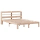 Рамка за легло с табла, 140x190 см, масивно дърво
