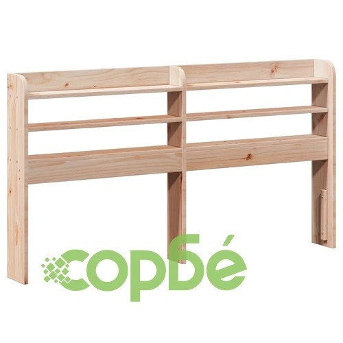 Рамка за легло с табла, 140x190 см, масивно дърво ➤ топ цена ➤ sorbe.bg