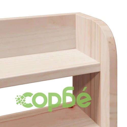 Рамка за легло с табла, 140x190 см, масивно дърво ➤ топ цена ➤ sorbe.bg