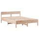 Рамка за легло без матрак, 160x200 см, масивна чамова дървесина