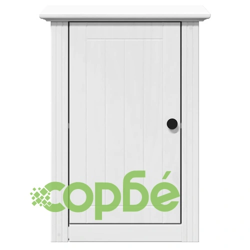 Комплект мебели за баня от 4 части BODO бял бор масив ➤ топ цена ➤ sorbe.bg