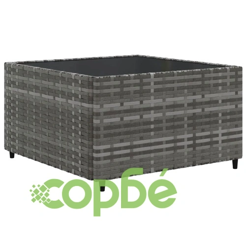 Градински комплект диван с възглавници 11 части сив полиратан ➤ топ цена ➤ sorbe.bg