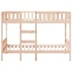 Двуетажно легло, 90x190 см, борово дърво масив