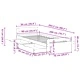 Рамка за легло без матрак, 90x200 см, масивна чамова дървесина