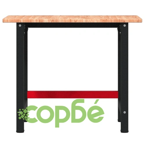 Работна маса светлокафяв 100x60x81,5 см дъб масив правоъгълна ➤ топ цена ➤ sorbe.bg