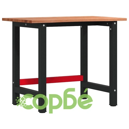 Работна маса светлокафяв 100x60x81,5 см дъб масив ➤ топ цена ➤ sorbe.bg
