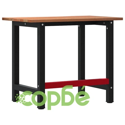 Работна маса светлокафяв 100x60x81,5 см дъб масив ➤ топ цена ➤ sorbe.bg