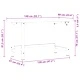 Работна маса светлокафяв 140x60x81,5 см дъб масив